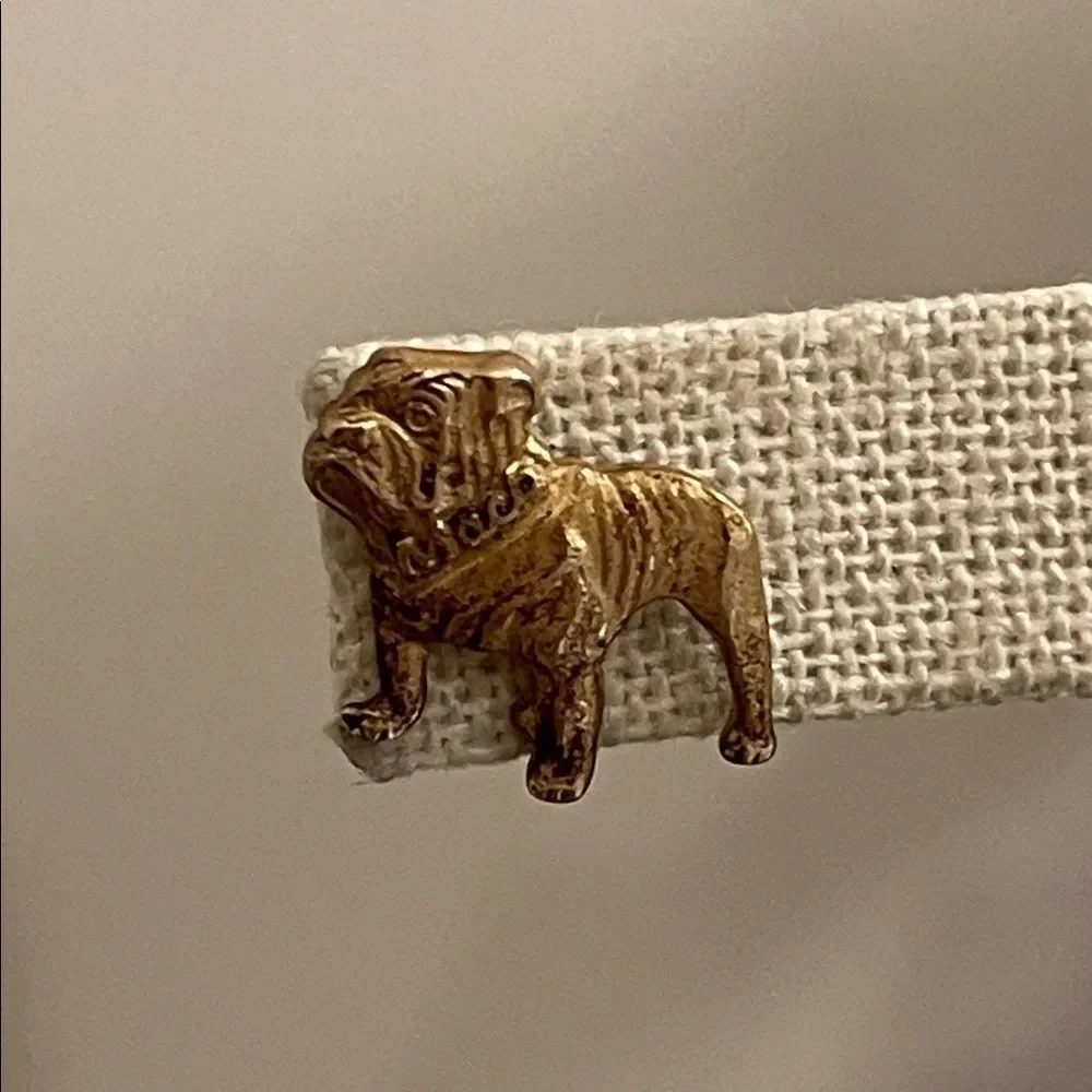 Vintage Bulldog Lapel Pin MACK TRUCK Dog Collectible Brooch Tie Tack